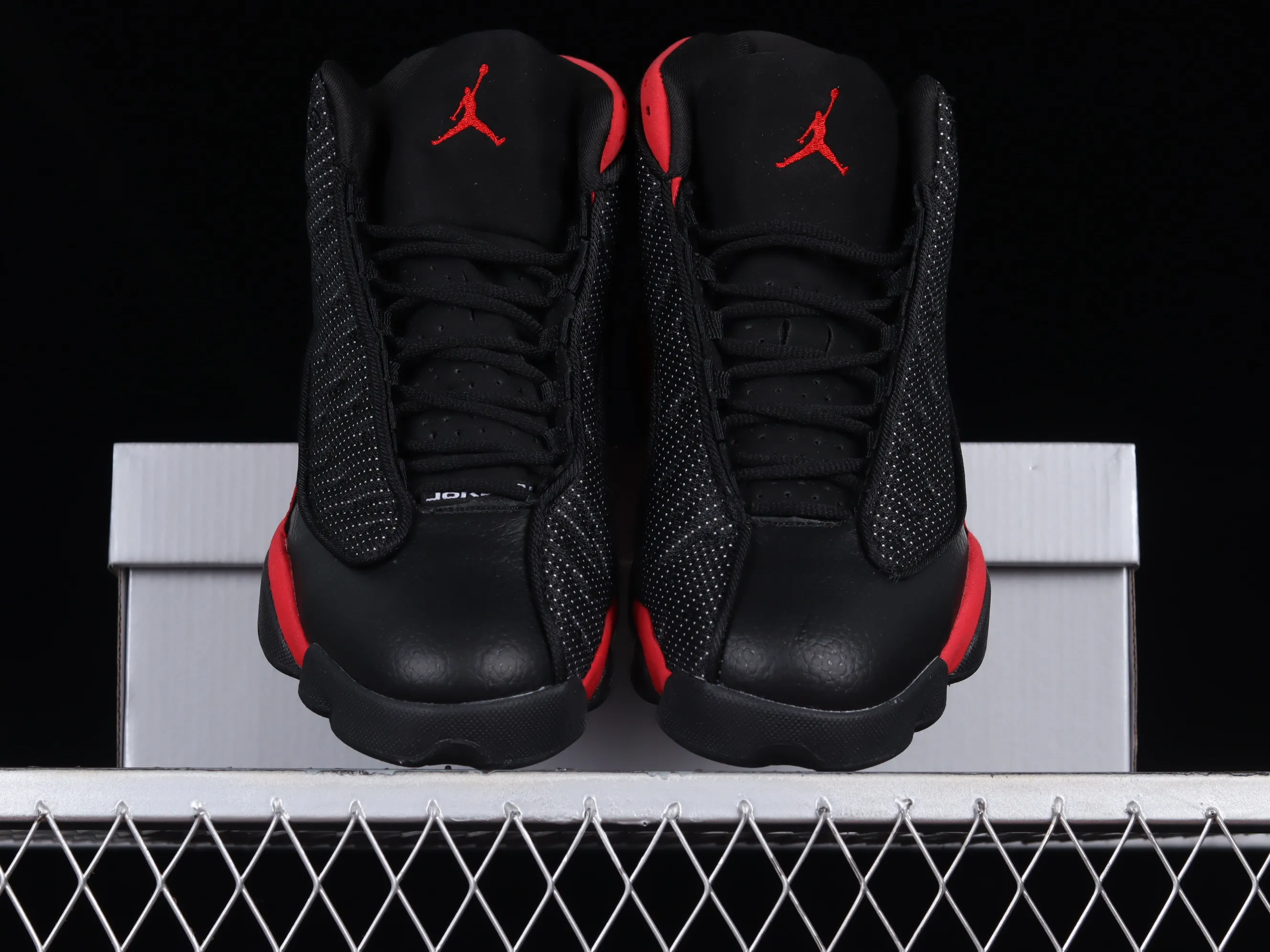 All categories Air Jordan Jordan series basketball shoes Air Jordan 13 Air Jordan 13 "BRED" AJ13 Joe 13 black and red basketball shoes 414571-004